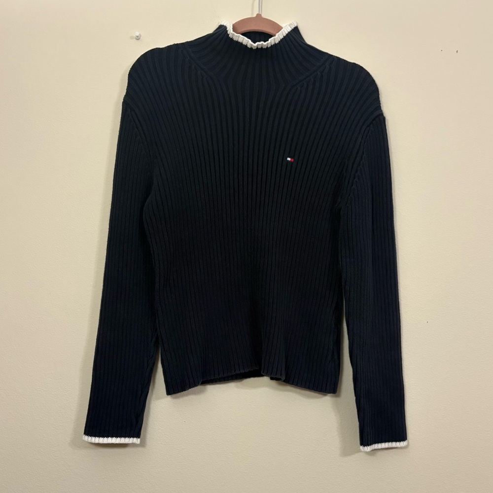 Vintage 2000s Tommy Hilfiger Turtle Neck sweater men’s L boy band